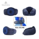 Дорожня подушка ортопедична для подорожей Royal Rest Memory Foam 28*28*13см Синя (RR-01) - зображення 5