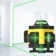 Рівень лазерний лінійний нівелір акумуляторний Laser 4D, 16 ліній, робоча відстань 30м, у валізі - зображення 11
