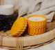 Аромасвічка Гранд Презент ROMANTIC TEA SPA YELLOW 100% WOOD WAX 200g 42h (NAC 1081) - зображення 1