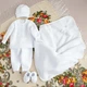 Полный теплый набор для крещения мальчика с крыжмой 56 см белый KD22KR7-ImennaVekrut-18 Ladan - изображение 2