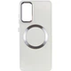 TPU чохол Bonbon Metal Style with MagSafe для Samsung Galaxy A25 5G Білий / White - зображення 2