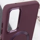 TPU чохол Bonbon Metal Style with MagSafe для Samsung Galaxy A25 5G Бордовий / Plum - изображение 5