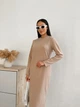 Вязаное платье Cripsy Larionoff 42-44 кофе (002978) - изображение 3
