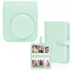 Комплект аксесуарів до Камери Моментального Друку Fujifilm Instax Mini 12 Mint Green / М'ятний - Чохол та Фотоальбом - зображення 1