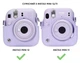 Комплект аксесуарів до Камери Моментального Друку Fujifilm Instax Mini 12 Lilac Purple / Фіолетовий - Чохол та Фотоальбом - зображення 7