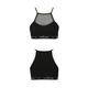 Спортивний топ з прозорою вставкою Passion PS006 TOP black, size M - зображення 5