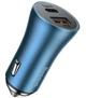 Автомобильное зарядное устройство Baseus Golden Contactor Pro Dual Quick Charger USB+Type-C+Cable Type-C to Lightning 40W TZCCJD-03 Blue - изображение 2