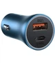 Автомобильное зарядное устройство Baseus Golden Contactor Pro Dual Quick Charger USB+Type-C+Cable Type-C to Lightning 40W TZCCJD-03 Blue - изображение 3