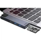 USB-хаб Baseus Thunderbolt C+Pro 7-in-1 Smart Hub CAHUB-L0G Grey - изображение 4