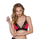 Эластичный топ с кружевом Passion PS001 TOP S, red-black - изображение 1