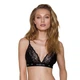 Эластичный топ с кружевом Passion PS001 TOP S, black - изображение 1