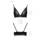 Эластичный топ с кружевом Passion PS001 TOP S, black - изображение 6