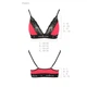 Эластичный топ с кружевом Passion PS001 TOP M, red-black - изображение 5