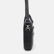 Сумка-портфель мужская из натуральной кожи Laras K107067bl Черная (ROZ6501002494) - изображение 5