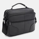 Сумка-портфель мужская кожаная Laras K10710bl Черная (ROZ6501002528) - изображение 3