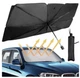 Парасолька на лобове скло в авто Car Umbrellas Чорний Сонцезахисна шторка Автомобільний козирок для захисту від сонця - изображение 1