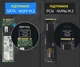 Зовнішня кишеня Blueendless 2808SN RGB для M.2 SSD NVMe (PCIe) / NGFF (Sata) Type-C USB 3.1 Gen 2 - зображення 2