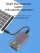 Зовнішня кишеня Blueendless 2808SN RGB для M.2 SSD NVMe (PCIe) / NGFF (Sata) Type-C USB 3.1 Gen 2 - зображення 6