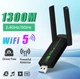 Двухдиапазонный адаптер 1300 Мбит/с WiFi-5 USB 2.0 2.4GHz+5.8GHz 802.11ac Mu-MIMO 2х5 дБ - изображение 1