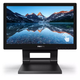 Монітор сенсорний 15.6' Philips 162B9T/00, Black, WLED, TN, 1366x768 (5:4), 4 мс, 75 Гц, 220 кд/м², 500:1, 170°/160°, 2x2 Вт, 2xUSB 3.1, VGA/DVI-D/HDMI/DP, VESA 100x100 мм, IP65 - изображение 1