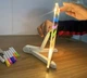 Світлодіодний нічник Led дошка планер для малювання 7 кольорів маркерів USB світильник 20*20см 3D - зображення 2