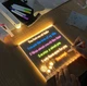 Світлодіодний нічник Led дошка планер для малювання 7 кольорів маркерів USB світильник 20*20см 3D - зображення 3