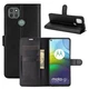 Чохол книжка з кишенями для карт на Motorola G9 Power Чорний (220416_1) - зображення 1