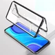 Магнітний чохол із захисним склом для Xiaomi Redmi 9 Чорний (085668_1) - зображення 2