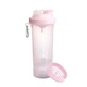 Шейкер спортивный SmartShake Slim 500ml Cotton Pink (Light Lavender) (A-012505) - изображение 2