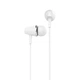 Наушники проводные Hoco M34 вакуумные с микрофоном White - изображение 2