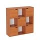 Комод тумба з дверцятами та полицями Компаніт П 33 Вільха 88,5х27,7х89,3 см - зображення 1
