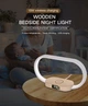 Док станция зарядка беспроводная Qi 3в1 WR08 с LED лампой и часами |5-10W, телефон, часы, наушники| Коричневый - изображение 11
