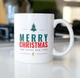 Кружка керамическая подарочная новогодняя Merry Christmas 330 мл белая - изображение 1