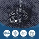 Набір кухонних рушникiв ORGANIC 3в1 YourFind 100% бавовна MEDIUM. Вологопоглинаючі, гіпоалергенні, м'які, об'ємні Сірий - зображення 4
