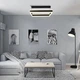 Светодиодная люстра Esllse подвесная с пультом и приложением STELLA 100W S SMART 500X500Х1200мм Черная Квадратная - изображение 8
