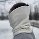 Флисовый баф M-KET зимний белый тактический защитный шарф маска универсальный размер - изображение 3