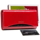 Гаманець жіночий шкіряний Peterson PTN PL-721-1766 RED/BLACK Червоний - изображение 1