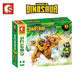 Дитячий набір 4-в-1 конструктор SEMBO Dinosaur World 205017 (654 дет) від 6 років - зображення 13