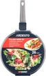 Сковорода ARDESTO Gemini Gourmet Apulia с крышкой 26 см Серая (AR2426GGL) - изображение 11