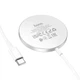 Беспроводное зарядное устройство 15W Hoco CW47 для iPhone и AirPods | Магнитная зарядка | Magnetic Wireless Charger White | 774202 - изображение 6