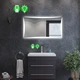 Прямоугольное зеркало с LED подсветкой 90 на 80 см, с механическим выключателем, модель Amado La Mir (Amadog89) - изображение 2