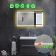 LED-зеркало 100x60см, с двумя сенсорами и подогревом, модель Emma (Emmag324) - изображение 2