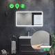 LED-зеркало 80x70см, с двумя сенсорами и подогревом, модель Simphony (Simphonyg56) - изображение 2