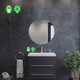 LED-зеркало 100x100см, с механическим включателем, модель Adeo (Adeo133) - изображение 2