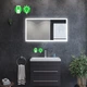 Прямоугольное зеркало с LED подсветкой 100 на 60 см, с механическим выключателем, модель Simphony La Mir (Simphonyg111) - изображение 2