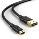 Кабель зарядный Ugreen Mini USB - USB 2.0 2 м Black (YM0226) - изображение 1