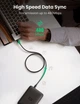 Кабель зарядный Ugreen Mini USB - USB 2.0 2 м Black (YM0226) - изображение 4
