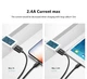 Кабель зарядный Ugreen MFi сертифицированный lightning с алюминиевым корпусом 0.25М Black (US199) - изображение 9