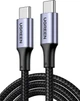 Кабель зарядный Ugreen Type-C 100W Power Delivery PD Charging Cord 3м Black (YM0560) - изображение 1