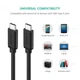 Кабель зарядный Ugreen Type-C 3A Power Delivery PD для быстрой зарядки 3м Black (US286) - изображение 7